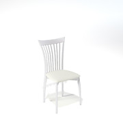 стул Kenner 102М, с мягким сиденьем, цвет - белый
