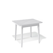 Стол кухонный KENNER 900М, раздвижной, стекло белое